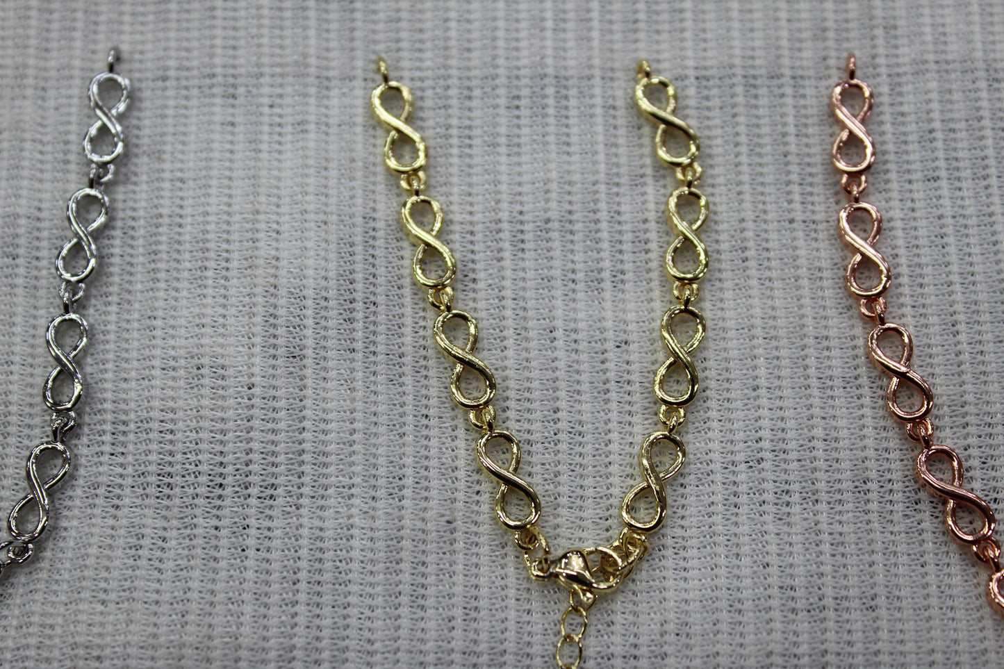 Rakhi  Infinity Luxury Bracelet 18k Gold Plating With Adjustable Lock