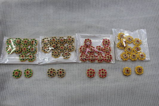 Meenakari Raw Material Loose Beads Spacers, Connectors, Components for Jewellery Making |Size