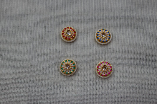 Meenakari Raw Material Loose Beads Spacers, Connectors, Components for Jewellery Making |Size