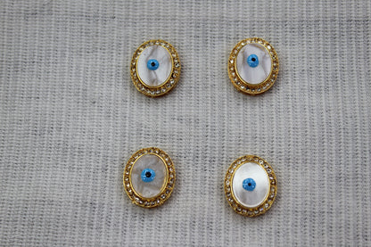 Meenakari Mop  Raw Material Loose Beads Spacers, Connectors, Components for Jewellery Making |Size :