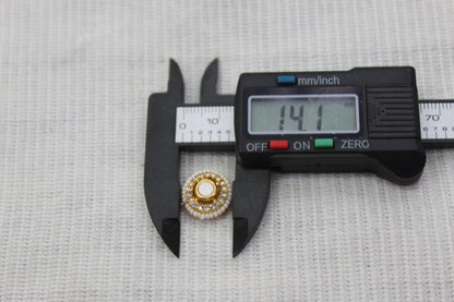 Meenakari Raw Material Loose Beads Spacers, Connectors, Components for Jewellery Making |Size