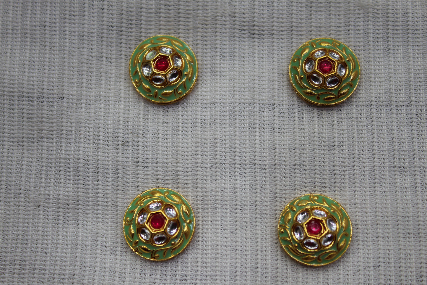 Meenakari Raw Material Loose Beads Spacers, Connectors, Components for Jewellery Making |Size