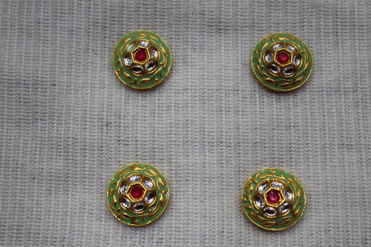 Meenakari Raw Material Loose Beads Spacers, Connectors, Components for Jewellery Making |Size
