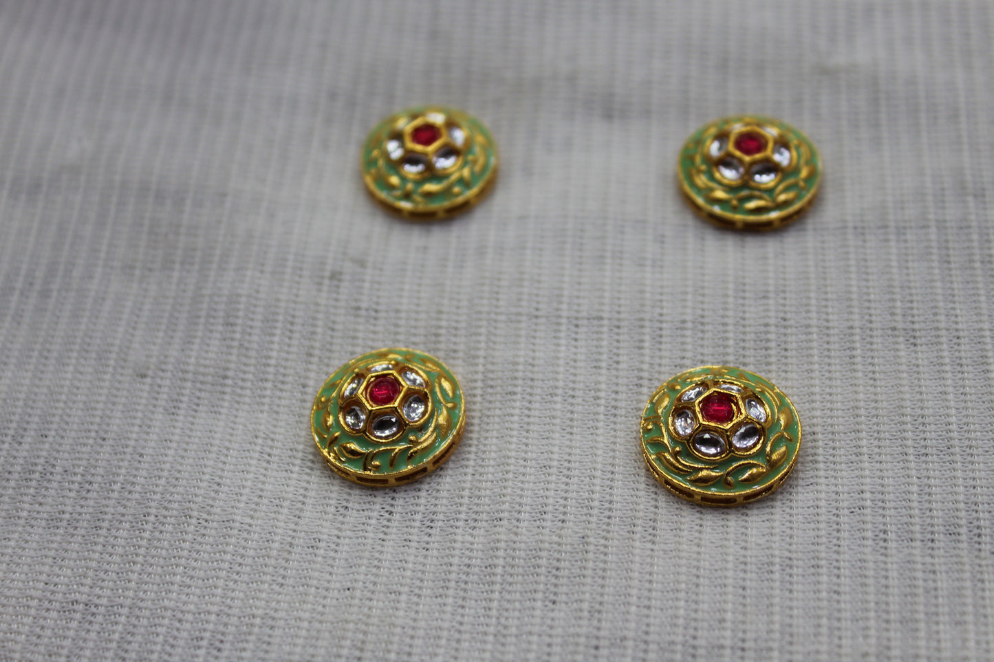 Meenakari Raw Material Loose Beads Spacers, Connectors, Components for Jewellery Making |Size