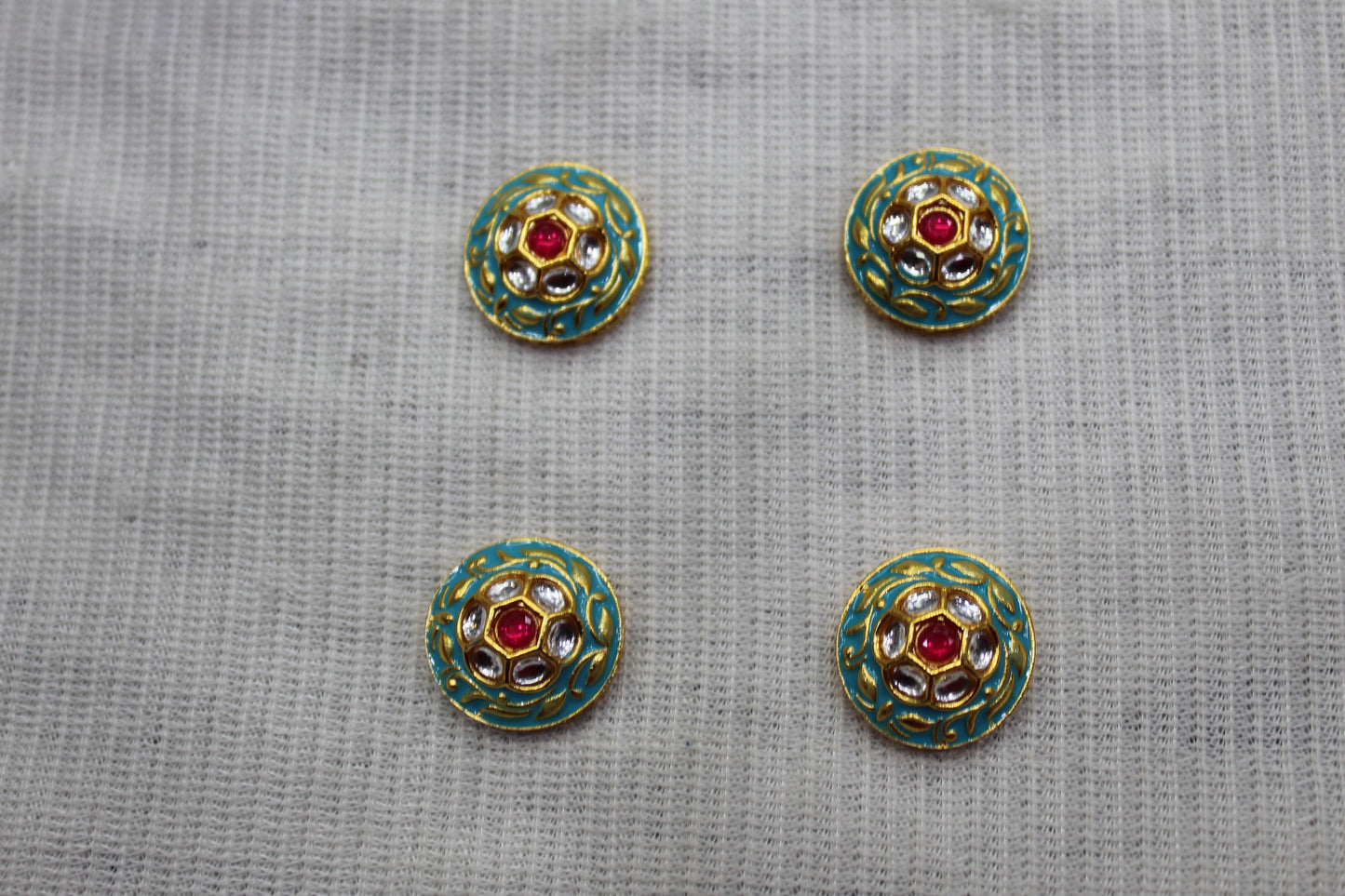 Meenakari Raw Material Loose Beads Spacers, Connectors, Components for Jewellery Making |Size
