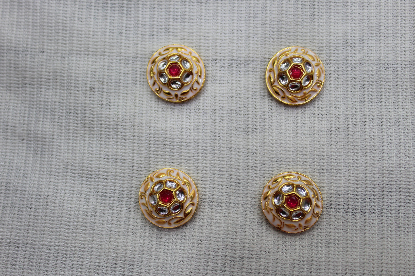 Meenakari Raw Material Loose Beads Spacers, Connectors, Components for Jewellery Making |size 30 mm