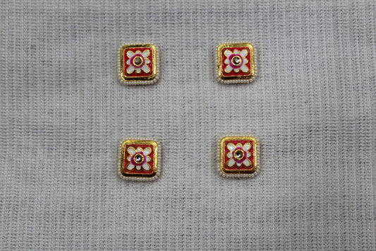 Meenakari Raw Material Loose Beads Spacers, Connectors, Components for Jewellery Making |Size