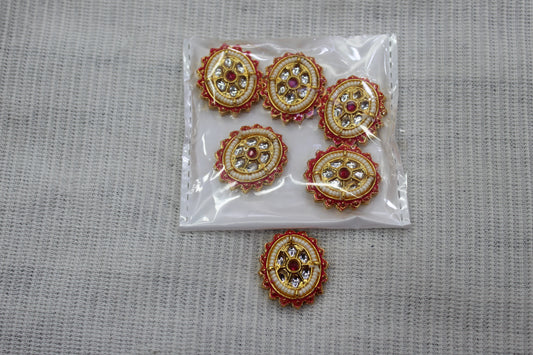 Meenakari Raw Material Loose Beads Spacers, Connectors, Components for Jewellery Making |Size