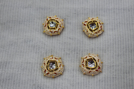 Meenakari Raw Material Loose Beads Spacers, Connectors, Components for Jewellery Making |Size
