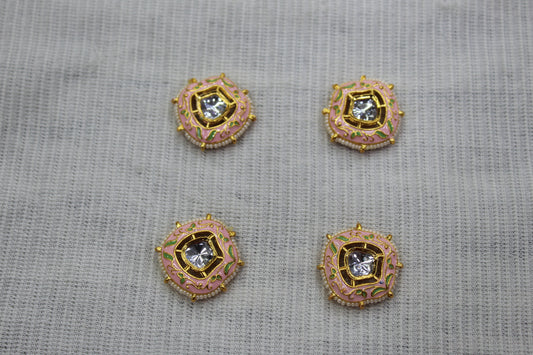 Meenakari Raw Material Loose Beads Spacers, Connectors, Components for Jewellery Making |Size