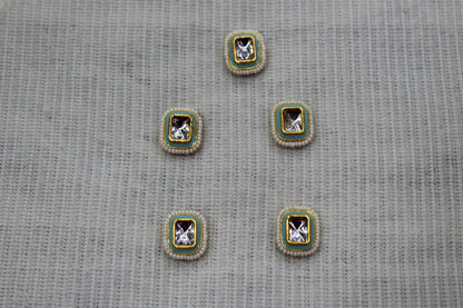 Meenakari Raw Material Loose Beads Spacers, Connectors, Components for Jewellery Making |Size
