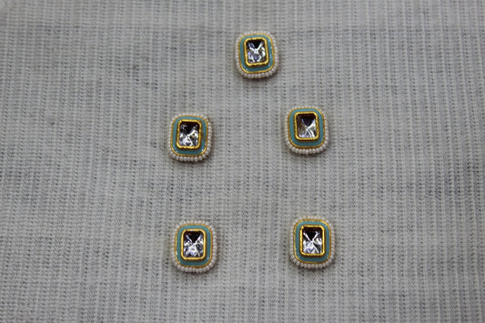 Meenakari Raw Material Loose Beads Spacers, Connectors, Components for Jewellery Making |Size