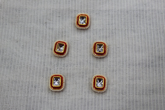 Meenakari Raw Material Loose Beads Spacers, Connectors, Components for Jewellery Making |Size