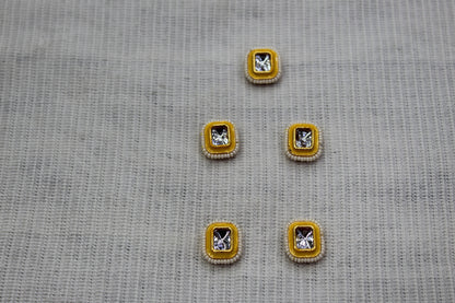 Meenakari Raw Material Loose Beads Spacers, Connectors, Components for Jewellery Making |Size