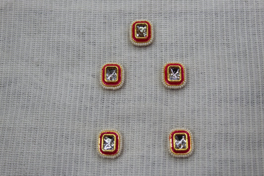 Meenakari Raw Material Loose Beads Spacers, Connectors, Components for Jewellery Making |Size