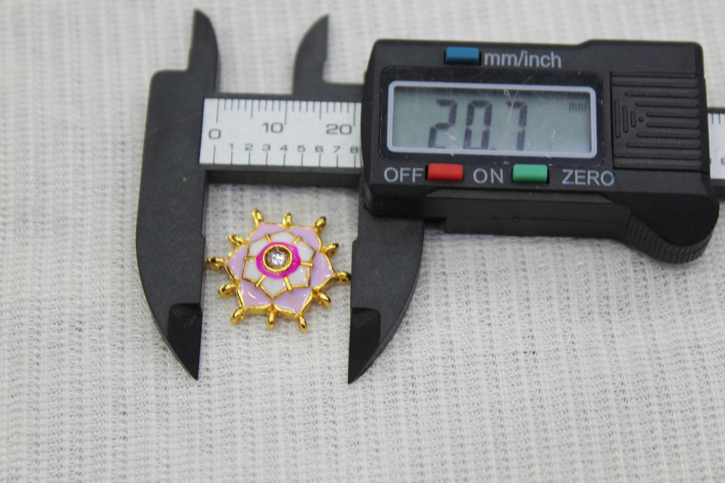 Meenakari Raw Material Loose Beads Spacers, Connectors, Components for Jewellery Making |Size :