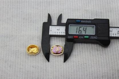 Meenakari Raw Material Loose Beads Spacers, Connectors, Components for Jewellery Making |Size :