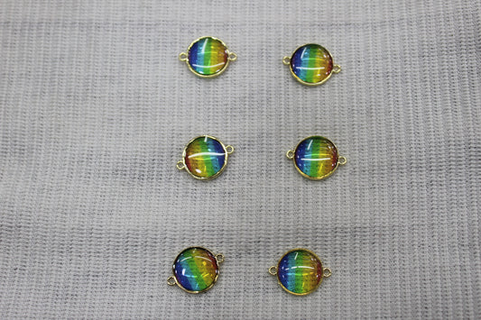 Connctor Round  Charms Anti Tarnish