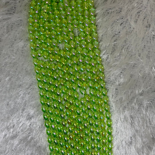 Elegant Luxury Plastic Beads 8 mm oval