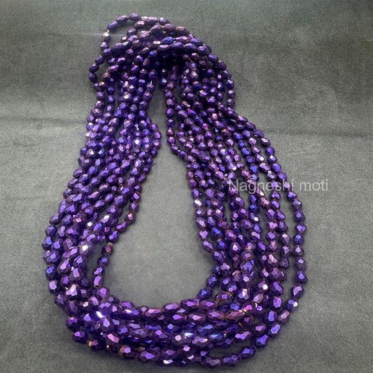 Elegant drop glass Beads 5@7