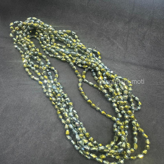 Elegant drop glass Beads 5@7