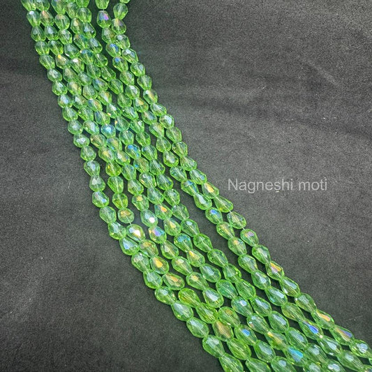 Elegant drop glass Beads 5@7