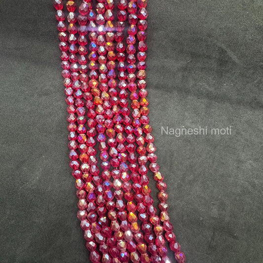 Elegant drop glass Beads 5@7