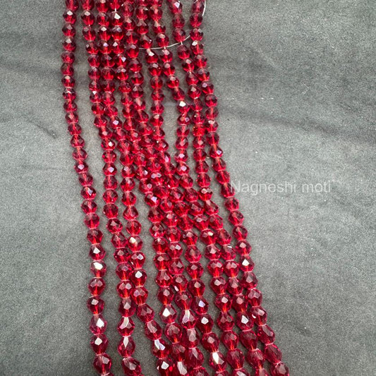 Elegant drop glass Beads 5@7