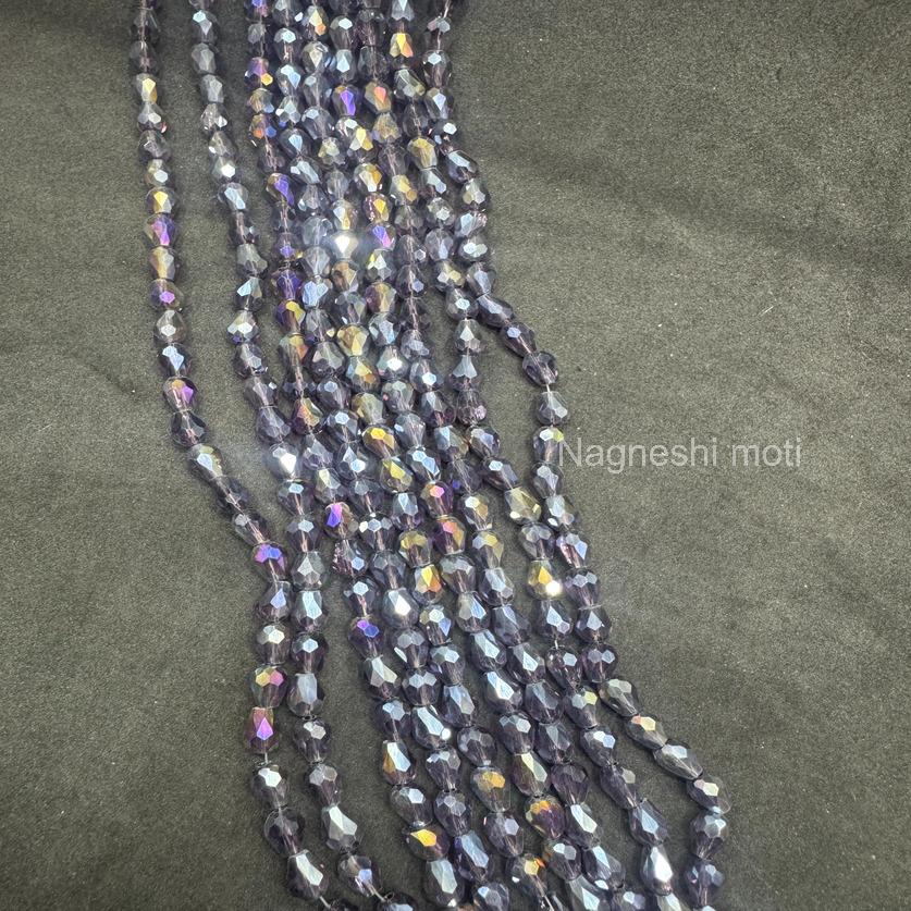 Elegant drop glass Beads 5@7