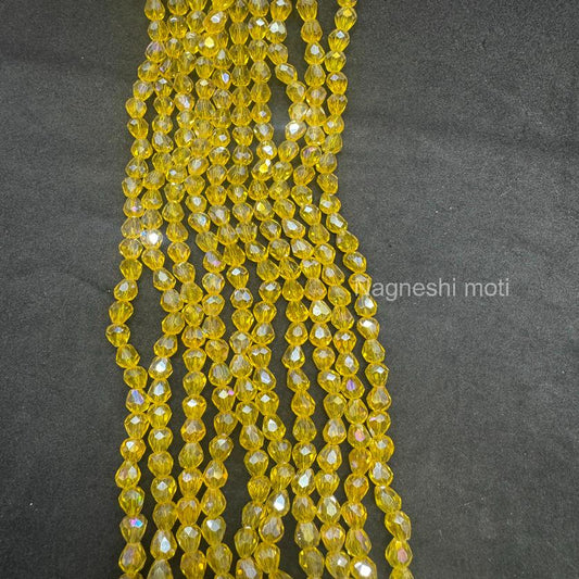 Elegant drop glass Beads 5@7