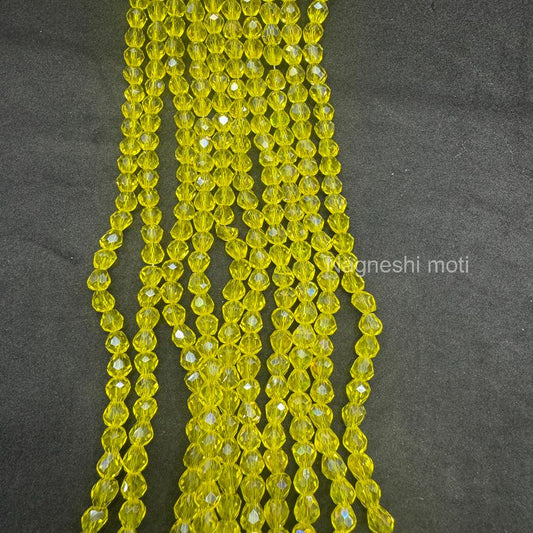 Elegant drop glass Beads 5@7