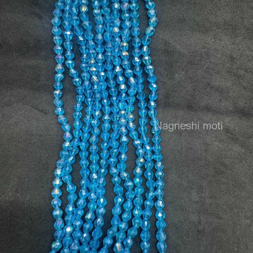 Elegant drop glass Beads 5@7