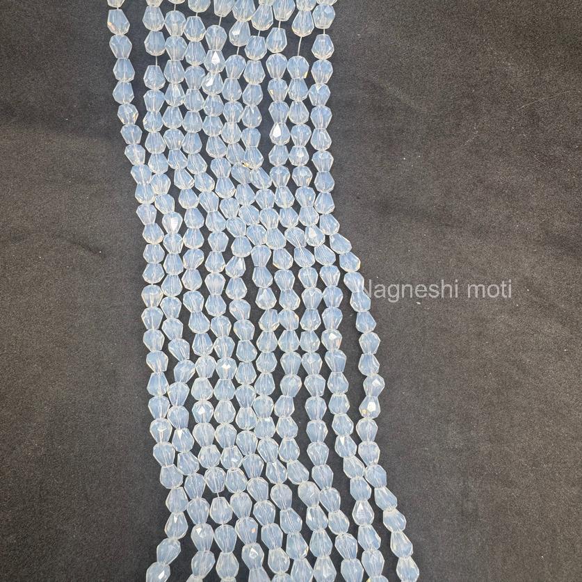 Elegant drop glass Beads 5@7