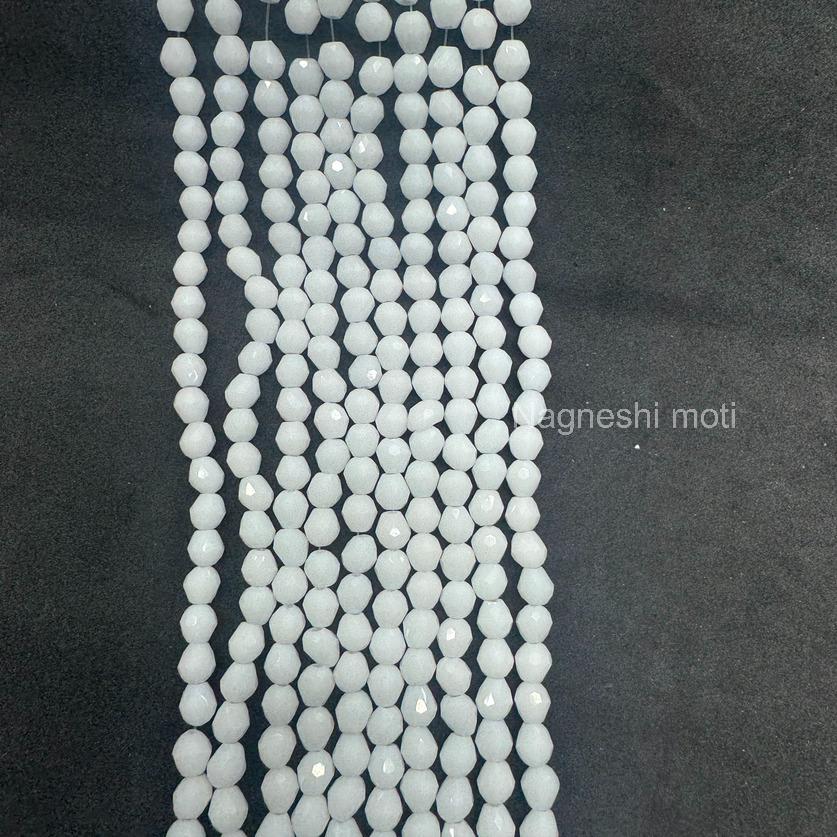 Elegant drop glass Beads 5@7