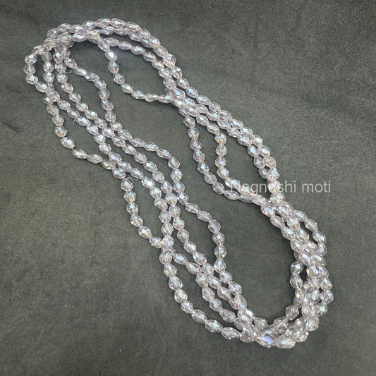 Elegant drop glass Beads 5@7