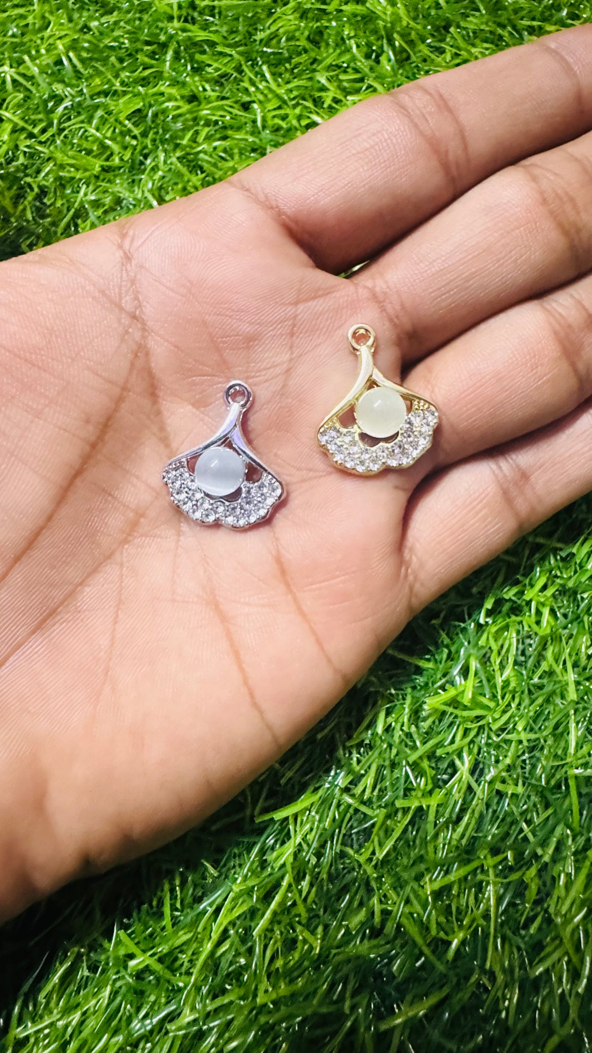 Anti-Tarnish Shell Charm - Available in Gold & Silver