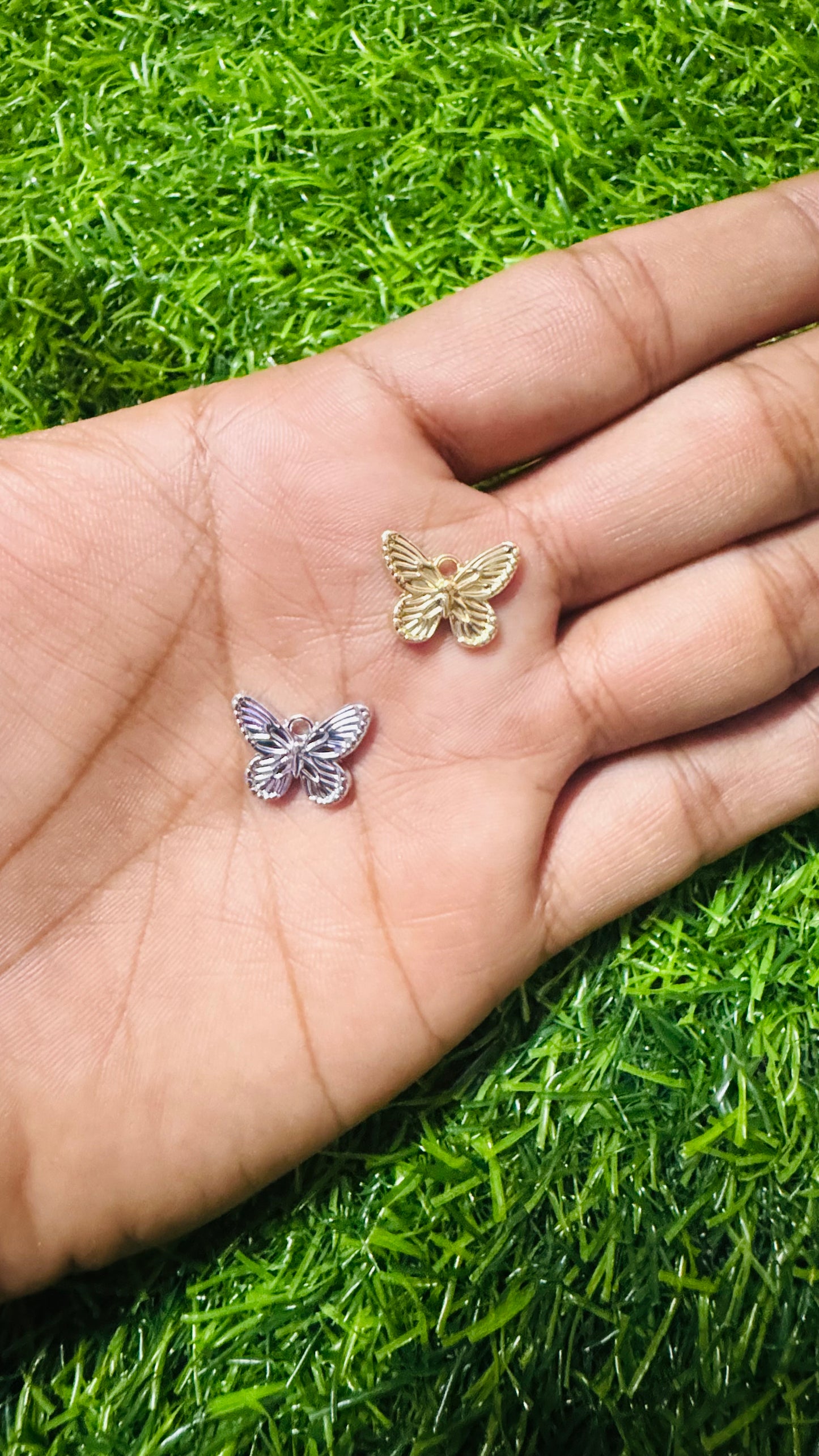 Anti-Tarnish butterfly charm - Available in Gold & Silver