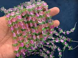 Tulip GLASS beads