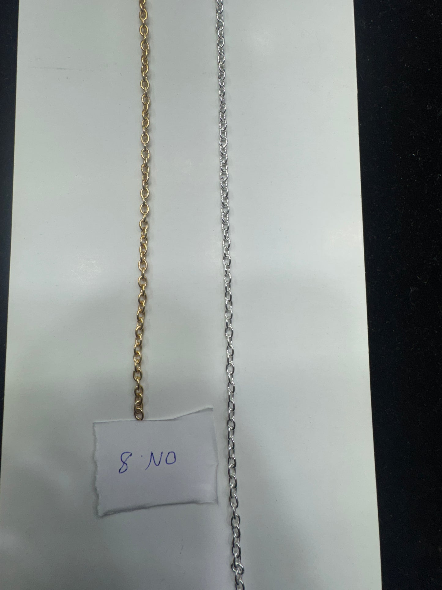 Metal Chain (Indian Plating) Good Quality  8 Number
