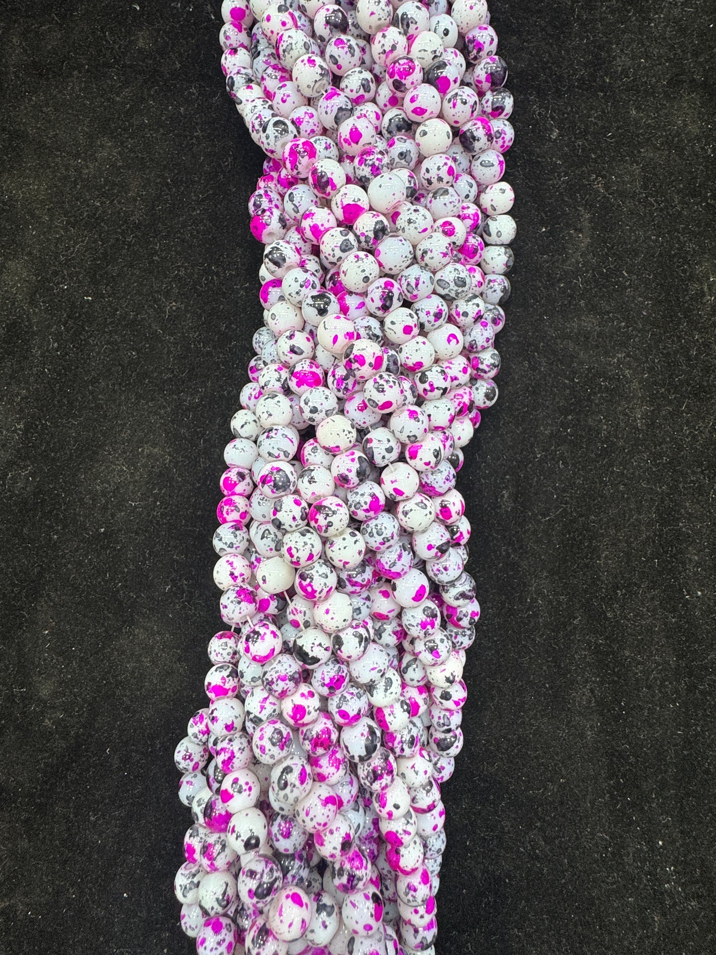 Glass Beads 8 mm Opeak