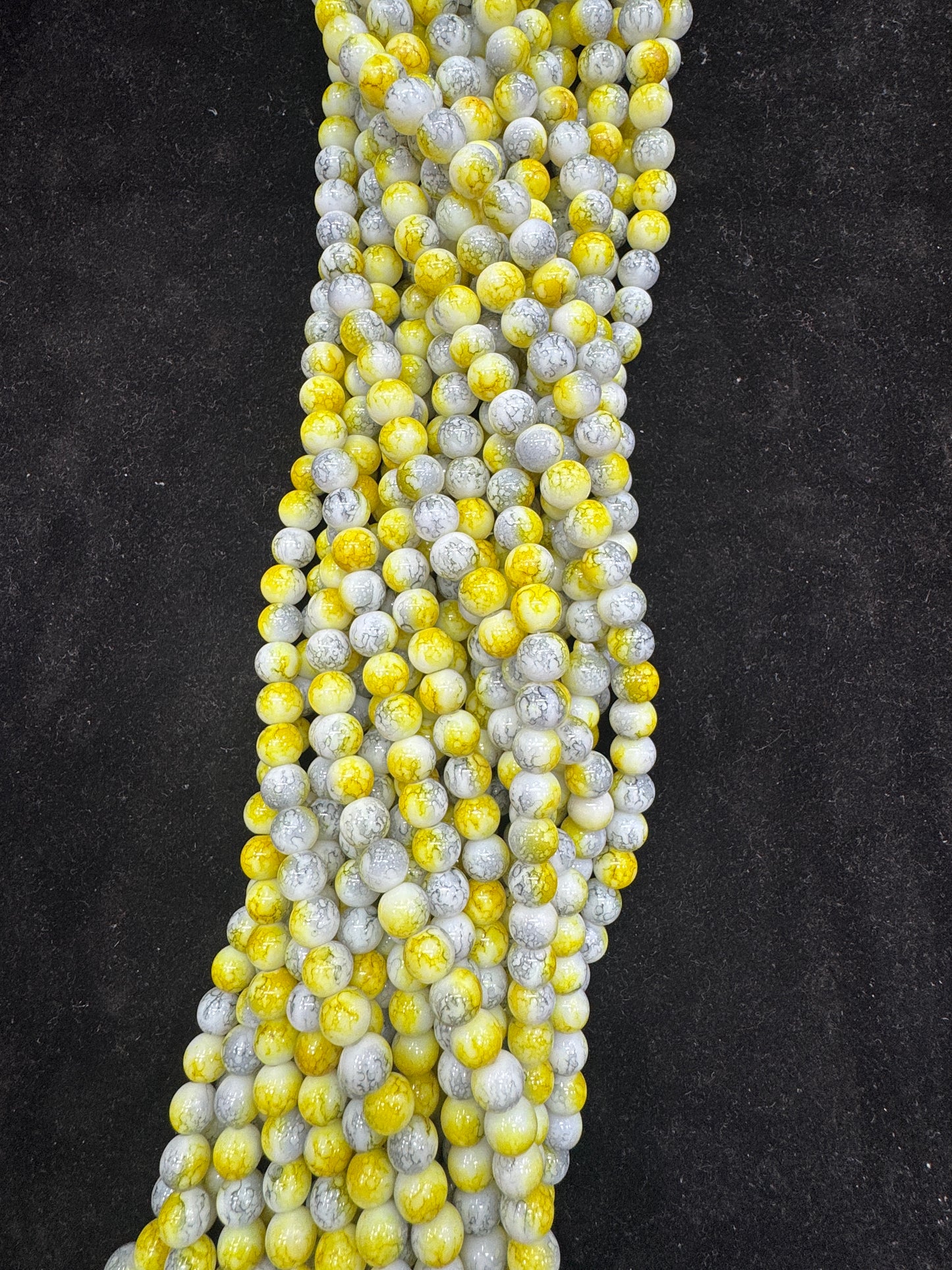 Glass Beads 8 mm Opeak