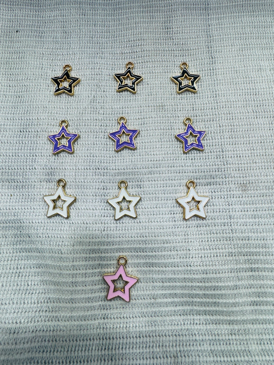 Enamel Charms Star