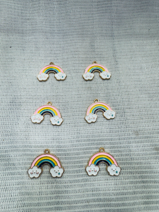 Enamel Charms Big Rainbow