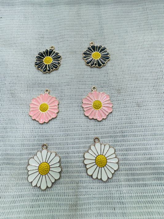 Ena!el Charms Big Daisy Flower