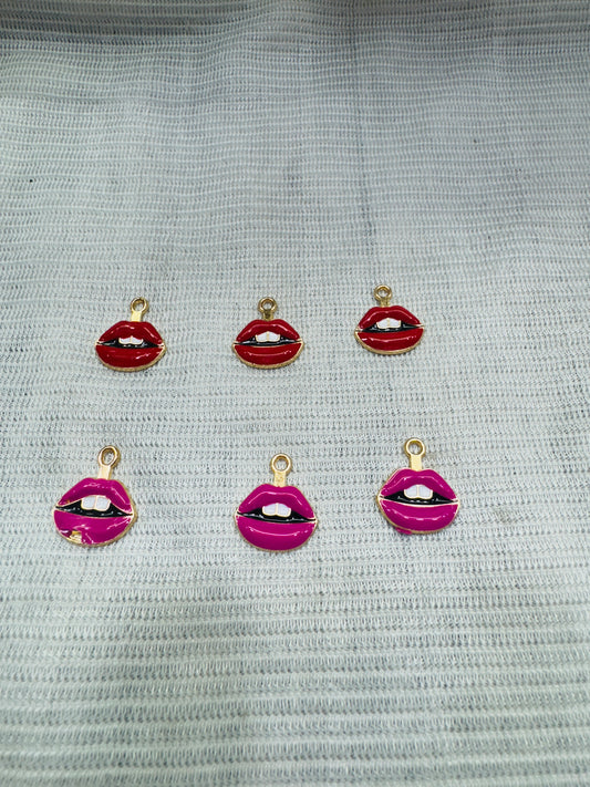 Enamel Lip charms