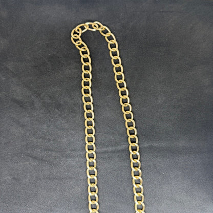 Golden Aluminium Metal Chain size 12 mm