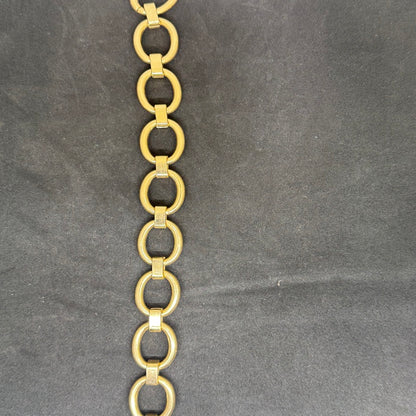 Golden Aluminium Metal Chain size 20 mm