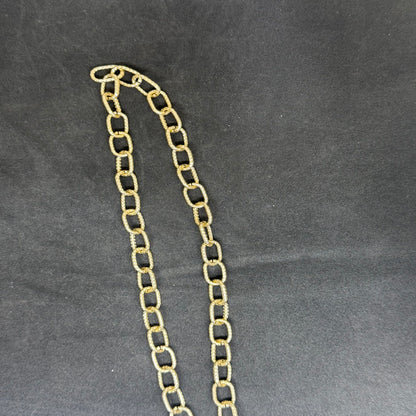 Golden Aluminium Metal Chain size 8 mm