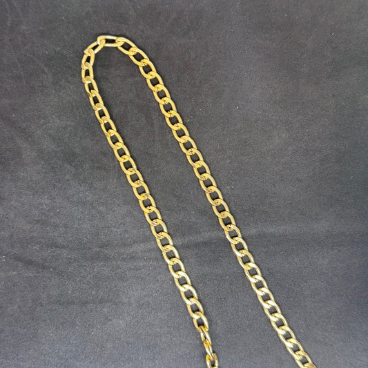 Golden Aluminium Metal Chain size 8 mm