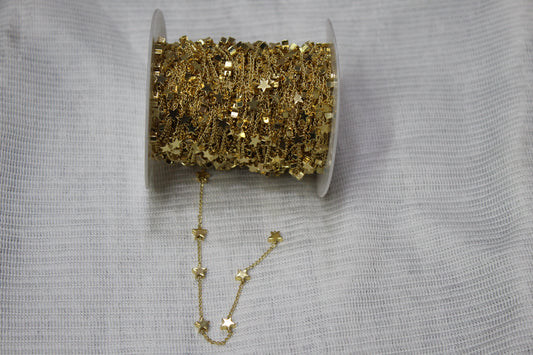 Anti tarnish 18k plating Star Chain